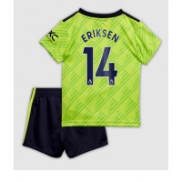 Manchester United Christian Eriksen #14 Tredje sæt Børn 2022-23 Kortærmet (+ Korte bukser)